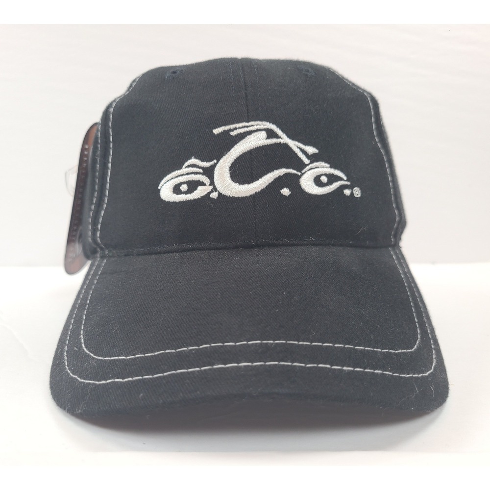 Orange County Choppers NAPA Baseball Cap Hat Mens Black Cotton Embroidered Logo